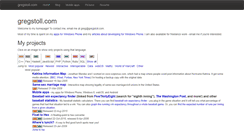 Desktop Screenshot of gregstoll.com